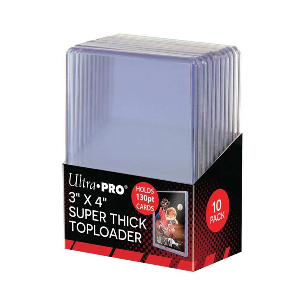 3" x 4" Super Thick 130PT Toploaders (10ct)